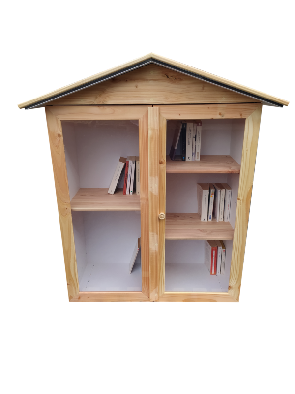 Boite à livres en bois