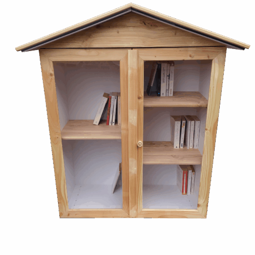 Boite à livres en bois