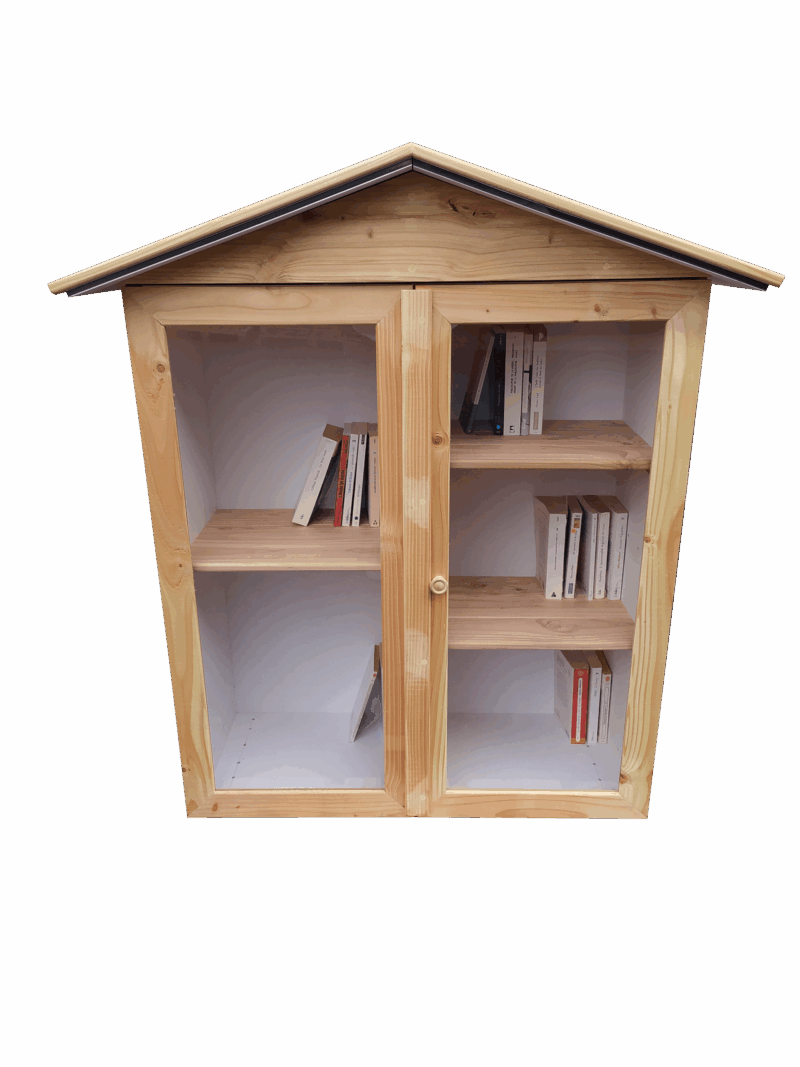 Boite à livres en bois