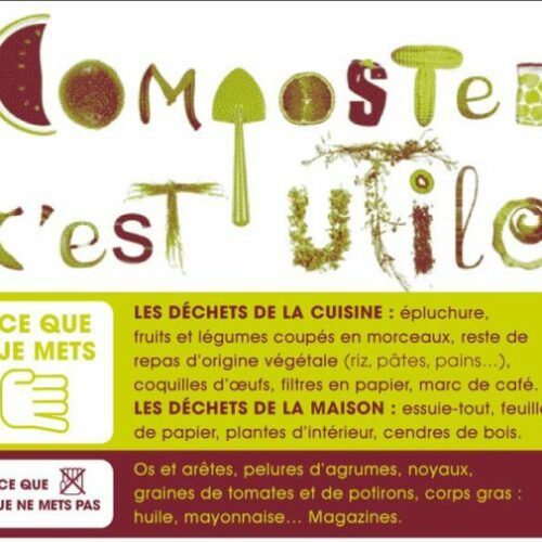 Autocollant "Consigne de tri"