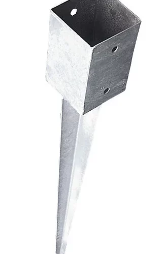 Pied métallique à enfoncer