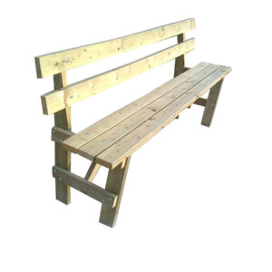 Banc avec dossier